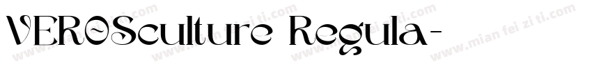 VEROSculture Regula字体转换